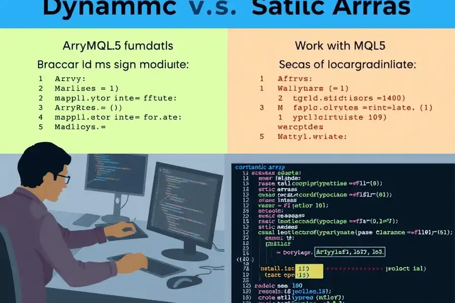آرایه‌های پویا و استاتیک در MQL5